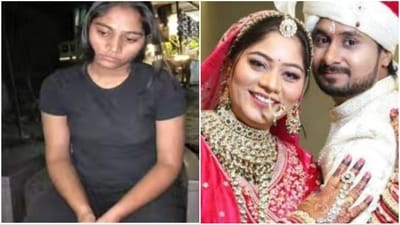 The first photo of the "missing" Sonam surfaced, showing her at a one stop centre in Ghazipur, Uttar Pradesh, wearing a black T-shirt and black track pants, appearing visibly distressed. The first photo of the "missing" Sonam surfaced, showing her at a one stop centre in Ghazipur, Uttar Pradesh, wearing a black T-shirt and black track pants, appearing visibly distressed.