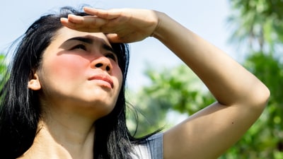 Sunburn, dehydration and heat rashes are common health concerns in summer. (Shutterstock) Sunburn, dehydration and heat rashes are common health concerns in summer. (Shutterstock)