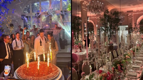 Photographs from the dreamy Paris wedding of Iman Pahlavi and Brad Sherman. (Instagram/@imanp) Photographs from the dreamy Paris wedding of Iman Pahlavi and Brad Sherman. (Instagram/@imanp)