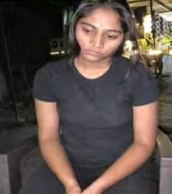 The first photo of Sonam Raghuvanshi after her arrest for the murder of her husband, and Indore businessman Raja Raghuvanshi, in Meghalaya. (Sourced) The first photo of Sonam Raghuvanshi after her arrest for the murder of her husband, and Indore businessman Raja Raghuvanshi, in Meghalaya. (Sourced)