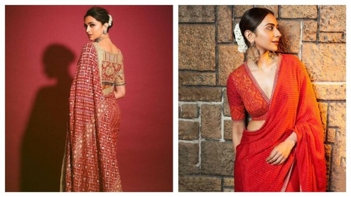 Bandhani saree has intricate detailing. (Pinterest) Bandhani saree has intricate detailing. (Pinterest)