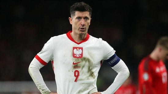 File photo of Poland's Robert Lewandowski (AFP)
