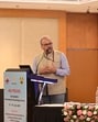 Dr Rajeev Singh Raghuvanshi, drug controller general of India, addressing the gathering during the 4th PGIMER's International Vaccinology Course in Chandigarh on Monday. (Ravi Kumar/HT)