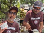 Maninder Singh, who worked in the US, now runs a street food stall in Mohali. Maninder Singh, who worked in the US, now runs a street food stall in Mohali.