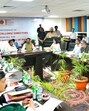 Punjab governor Gulab Chand Kataria while chairing the Punjab vice chancellors and directors’ conference at Lovely Professional University on Monday. (HT Photo)