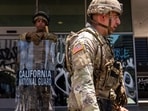 California officials sued President Trump to reverse National Guard deployment, claiming it violated state sovereignty. (Photo by SPENCER PLATT / GETTY IMAGES NORTH AMERICA / Getty Images via AFP)
