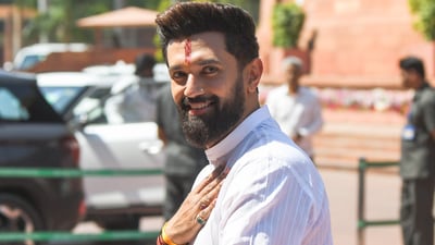 Union minister and LJP chief Chirag Paswan. (ANI) Union minister and LJP chief Chirag Paswan. (ANI)