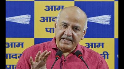 Aam Aadmi Party leader Manish Sisodia. (ANI)