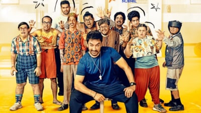 Aamir Khan's still as a basketball coach from Sitaare Zameen Par. Aamir Khan's still as a basketball coach from Sitaare Zameen Par.