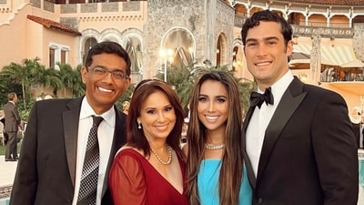 US Congressman Brandon Gill with his wife Danielle and his parents-in-law US Congressman Brandon Gill with his wife Danielle and his parents-in-law