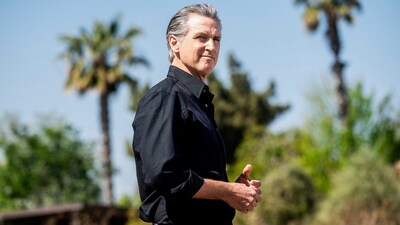 California Governor Gavin Newsom's request said it was in response to a change in orders for the Guard. (AP) California Governor Gavin Newsom's request said it was in response to a change in orders for the Guard. (AP)