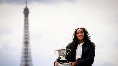 Coco Gauff. (REUTERS) Coco Gauff. (REUTERS)