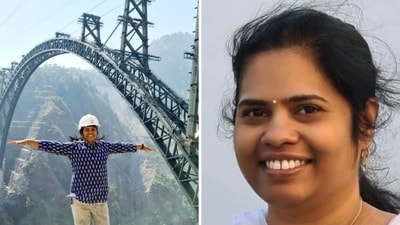 Dr G Madhavi Latha's LinkedIn post on her social media fame after Chenab Bridge's inauguration has gone viral. (Screengrab, LinkedIn/Dr G Madhavi Latha) Dr G Madhavi Latha's LinkedIn post on her social media fame after Chenab Bridge's inauguration has gone viral. (Screengrab, LinkedIn/Dr G Madhavi Latha)