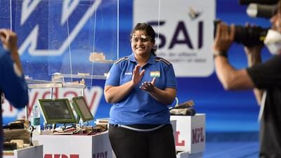 File image of pistol shooter Rahi Sarnobat. (Sanjeev Verma/HT PHOTO) File image of pistol shooter Rahi Sarnobat. (Sanjeev Verma/HT PHOTO)