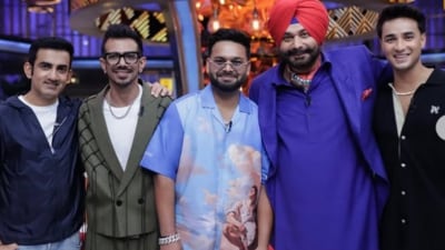 Gautam Gambhir, Yuzvendra Chahal, Rishabh Pant, Abhishek Sharma as guest on The Great Indian Kapil Show. Gautam Gambhir, Yuzvendra Chahal, Rishabh Pant, Abhishek Sharma as guest on The Great Indian Kapil Show.