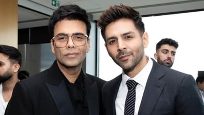 Karan Johar talks about ending his feud with Kartik Aaryan. Karan Johar talks about ending his feud with Kartik Aaryan.