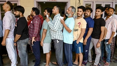 The Constitution (129th Amendment) Bill, 2024, and the Union Territories Laws (Amendment) Bill, 2024, include provisions for simultaneous Lok Sabha and state assembly elections. (AFP file) The Constitution (129th Amendment) Bill, 2024, and the Union Territories Laws (Amendment) Bill, 2024, include provisions for simultaneous Lok Sabha and state assembly elections. (AFP file)