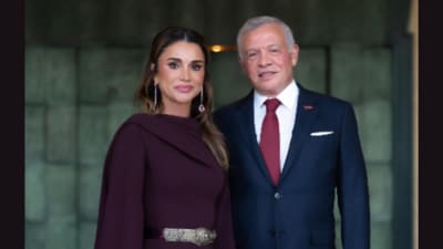 Queen Rania missed King Abdullah II's Europe trip, sparking new health concerns. (Instagram/@queenrania) Queen Rania missed King Abdullah II's Europe trip, sparking new health concerns. (Instagram/@queenrania)