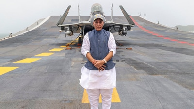 Rajnath Singh said that under PM Modi's leadership, India's defence sector has transformed remarkably. (PIB) Rajnath Singh said that under PM Modi's leadership, India's defence sector has transformed remarkably. (PIB)