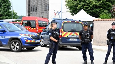 French authorities said the attack is being investigated. (AFP)