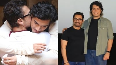 Aamir Khan and Junaid Khan Aamir Khan and Junaid Khan