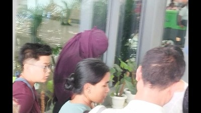 Sonam Raghuvanshi being taken from Phulwari Police Station by Meghalaya Police on a three-day transit remand, in Patna. (HT PHOTO) Sonam Raghuvanshi being taken from Phulwari Police Station by Meghalaya Police on a three-day transit remand, in Patna. (HT PHOTO)