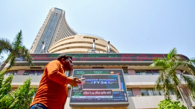 The index opened higher and climbed further 235.58 points or 0.28 per cent to 82,680.79 in morning trade. (PTI) The index opened higher and climbed further 235.58 points or 0.28 per cent to 82,680.79 in morning trade. (PTI)