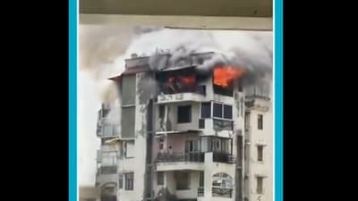 What started the fire at the top floor apartment of Shabad Apartments is not known yet, according to the fire department. What started the fire at the top floor apartment of Shabad Apartments is not known yet, according to the fire department.