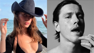 Hailey Bieber taps Harris Dickinson for new campaign