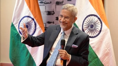 External Affairs Minister S. Jaishankar during an interaction with members of the Indian community in Belgium and Luxembourg (@DrSJaishankar) External Affairs Minister S. Jaishankar during an interaction with members of the Indian community in Belgium and Luxembourg (@DrSJaishankar)