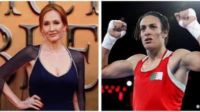 JK Rowling's recent response on Imane Khelif has angered many users on social media. JK Rowling's recent response on Imane Khelif has angered many users on social media.