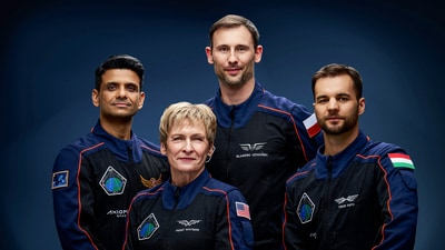 Indian Airforce (IAF) pilot Group Captain and ISRO astronaut Shubhanshu Shukla (L) has been named pilot for Axiom Mission 4 (Ax-4), a private spaceflight for the International Space Station (ISS). (Axiom Space - X) Indian Airforce (IAF) pilot Group Captain and ISRO astronaut Shubhanshu Shukla (L) has been named pilot for Axiom Mission 4 (Ax-4), a private spaceflight for the International Space Station (ISS). (Axiom Space - X)