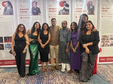 Oishee Mukherjee, Priyansha Goel, Aru Saini, Priyanshu Srivastava,
Sachin Verma, Nishka Goyal, Nakul Mali and Anjali Verma (Photo: HT) Oishee Mukherjee, Priyansha Goel, Aru Saini, Priyanshu Srivastava,
Sachin Verma, Nishka Goyal, Nakul Mali and Anjali Verma (Photo: HT)