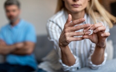 By reflecting on your own feelings, you can better understand whether sleeping apart is revealing deeper issues that may hint at a breakup or even a potential divorce. (Shutterstock) By reflecting on your own feelings, you can better understand whether sleeping apart is revealing deeper issues that may hint at a breakup or even a potential divorce. (Shutterstock)