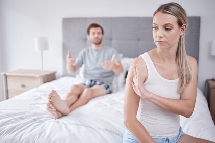 Sleeping apart can be a problem when there's no communication. (Shutterstock) Sleeping apart can be a problem when there's no communication. (Shutterstock)