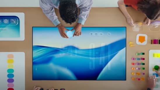Apple announced that Liquid Glass “behaves like glass in the real world." (YouTube/@Apple)