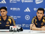 India's Test captain Shubman Gill, left, and head coach Gautam Gambhir India's Test captain Shubman Gill, left, and head coach Gautam Gambhir