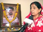 Raja Raghuvanshi's mother, Uma Raghuvanshi, speaks to the media. Raja Raghuvanshi's mother, Uma Raghuvanshi, speaks to the media.