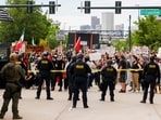 Protesters are gathering in cities across the nation to denounce the Trump administration's ICE raids. (Photo by Michael Ciaglo / GETTY IMAGES NORTH AMERICA / Getty Images via AFP) Protesters are gathering in cities across the nation to denounce the Trump administration's ICE raids. (Photo by Michael Ciaglo / GETTY IMAGES NORTH AMERICA / Getty Images via AFP)