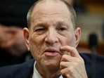 Harvey Weinstein, former co-chairman of the Weinstein Co., at Manhattan criminal court in New York, US, on Wednesday, June 11, 2025. Weinstein faces a retrial on rape and sex assault charges after his 2020 conviction by a jury was overturned by an appeals court last year. 