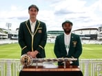 Pat Cummins and Temba Bavuma with the ICC Test Mace Pat Cummins and Temba Bavuma with the ICC Test Mace