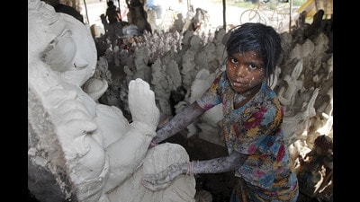 (The climate crisis directly impacts the most vulnerable populations, leading to an increase in child labour. (Hindustan Times) (The climate crisis directly impacts the most vulnerable populations, leading to an increase in child labour. (Hindustan Times)