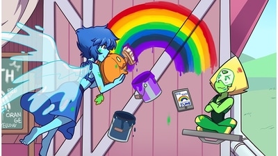 Cartoon Network marked Pride Month with a post on fan art of queer characters. Cartoon Network marked Pride Month with a post on fan art of queer characters.