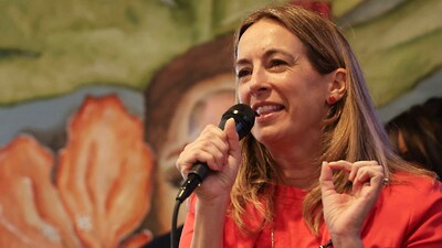 Mikie Sherrill, a four-term Democratic congresswoman and Navy veteran, is running for New Jersey governor. (AP Photo/Heather Khalifa) (AP) Mikie Sherrill, a four-term Democratic congresswoman and Navy veteran, is running for New Jersey governor. (AP Photo/Heather Khalifa) (AP)