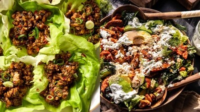 Cool and crunchy dinner ideas for the Summer heatwave (Photos: The Kitchn, Half Baked Harvest) Cool and crunchy dinner ideas for the Summer heatwave (Photos: The Kitchn, Half Baked Harvest)