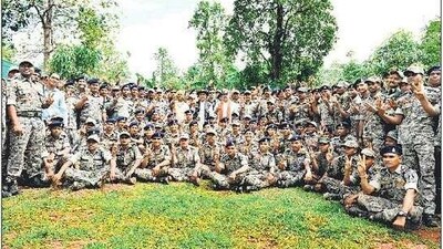 The DRGs are key to government’s war against LWE . ht photo (HT) The DRGs are key to government’s war against LWE . ht photo (HT)