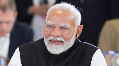 Prime Minister Narendra Modi during G7 Outreach Session, in Savelletri Di Fasano, Italy, (PTI) Prime Minister Narendra Modi during G7 Outreach Session, in Savelletri Di Fasano, Italy, (PTI)