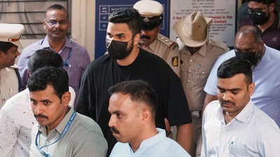 The decision came after the defence pointed to an ongoing petition in the Karnataka High Court questioning the legality of the arrests. (PTI) The decision came after the defence pointed to an ongoing petition in the Karnataka High Court questioning the legality of the arrests. (PTI)