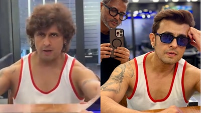 Sonu Nigam takes social media by storm with his new hairstyle. Sonu Nigam takes social media by storm with his new hairstyle.