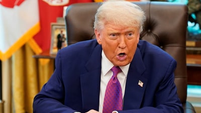 Donald Trump called Los Angeles “a trash heap” and said that the federal government would every asset to quell the violence. (Reuters)